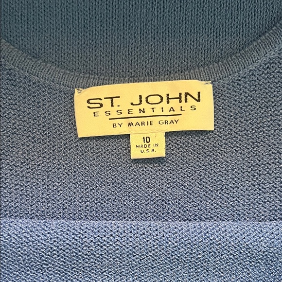 St. John Collection Classic Blue Midi Dress - Picture 2 of 8